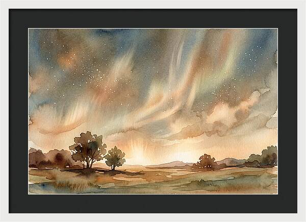 Celestial Dance Above The Horizon
