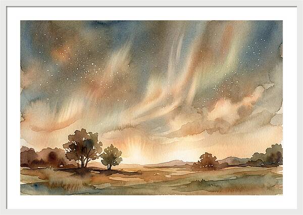 Celestial Dance Above The Horizon