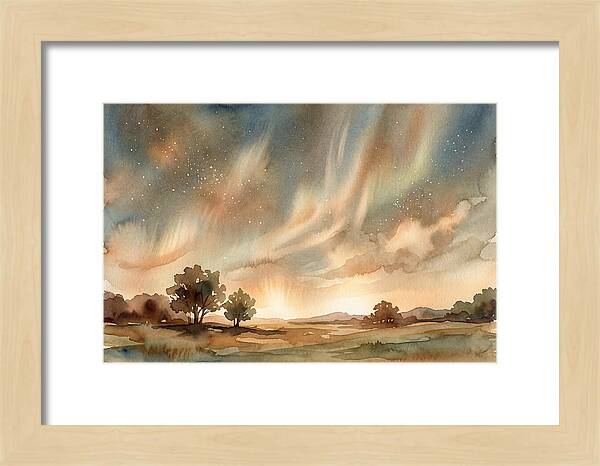 Celestial Dance Above The Horizon
