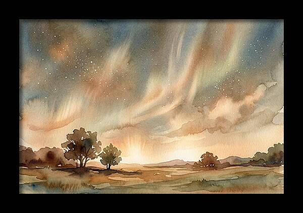 Celestial Dance Above The Horizon