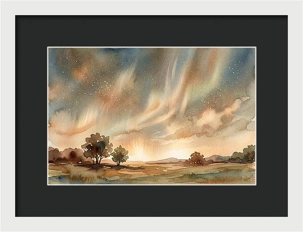 Celestial Dance Above The Horizon