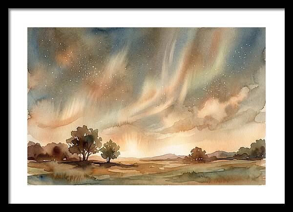 Celestial Dance Above The Horizon