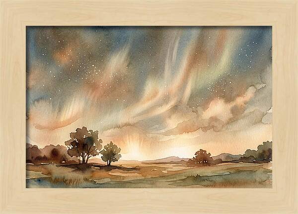 Celestial Dance Above The Horizon