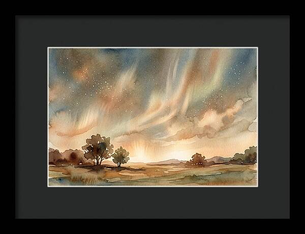Celestial Dance Above The Horizon