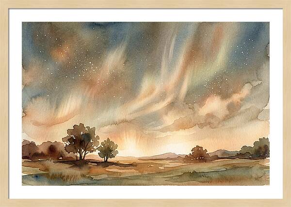 Celestial Dance Above The Horizon