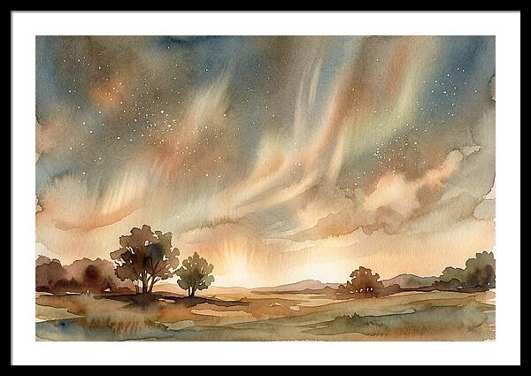 Celestial Dance Above The Horizon