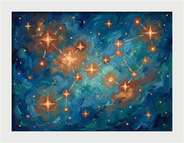 Celestial Dance Of Stars