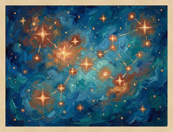 Celestial Dance Of Stars
