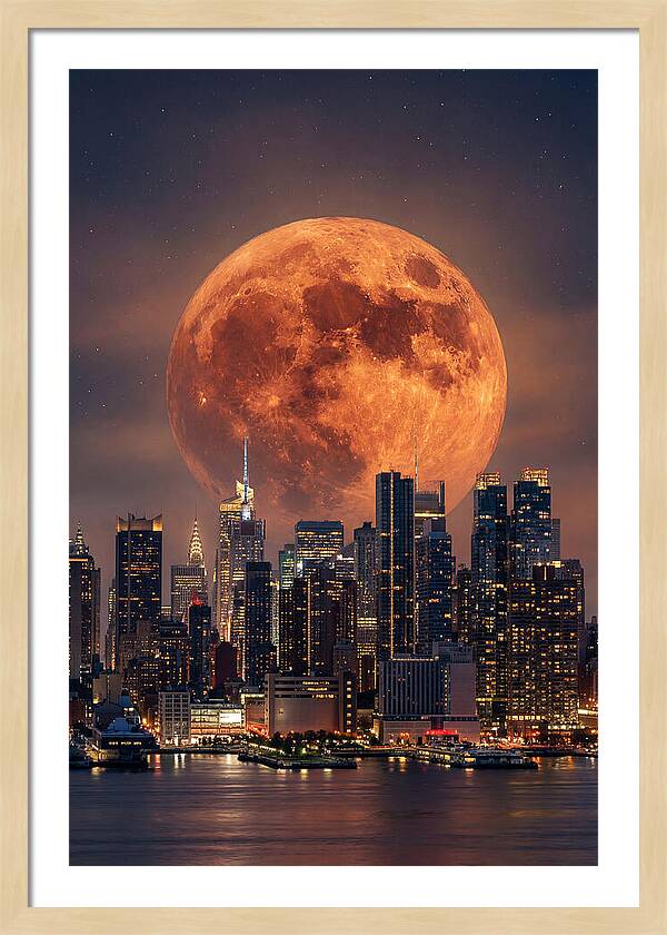 Celestial Glow Above Urban Horizon