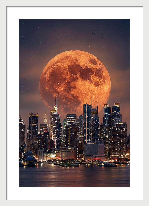 Celestial Glow Above Urban Horizon