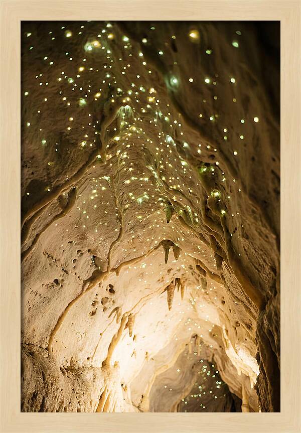 Celestial Glow Of Waitomo Caves