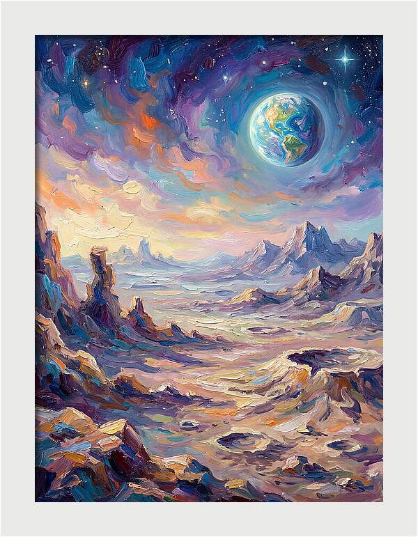 Celestial Moon Landscape