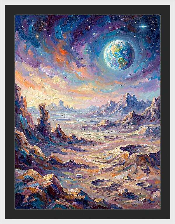 Celestial Moon Landscape