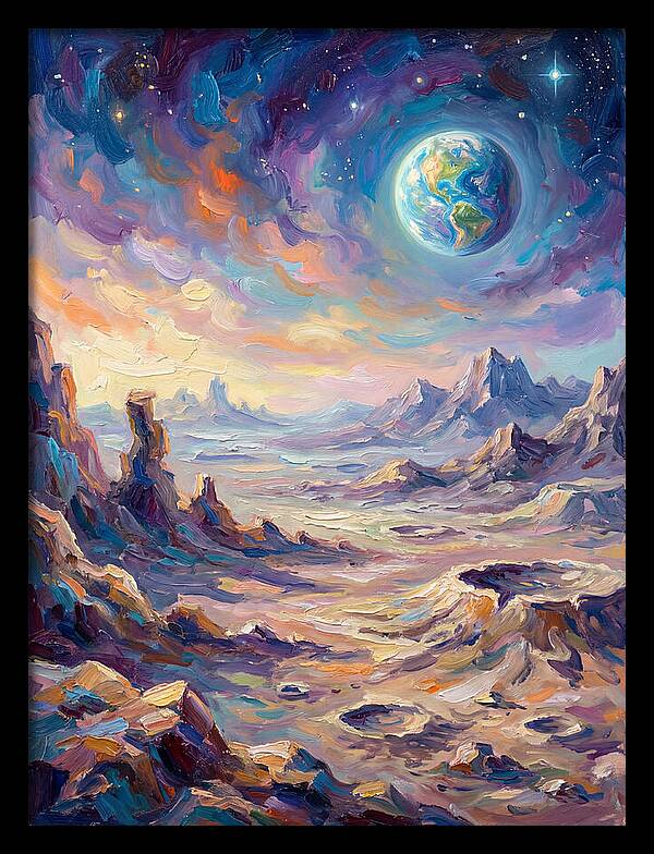 Celestial Moon Landscape