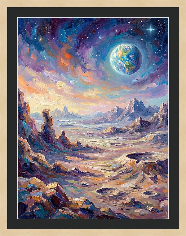 Celestial Moon Landscape