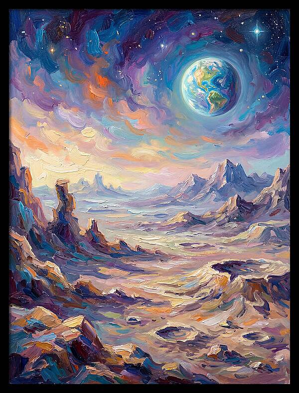 Celestial Moon Landscape