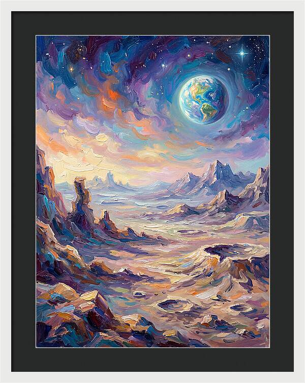 Celestial Moon Landscape
