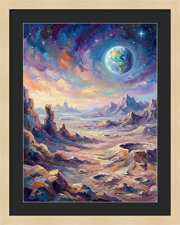 Celestial Moon Landscape