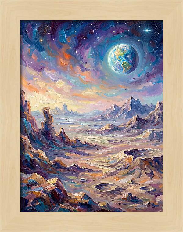 Celestial Moon Landscape