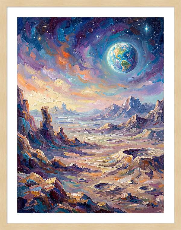 Celestial Moon Landscape
