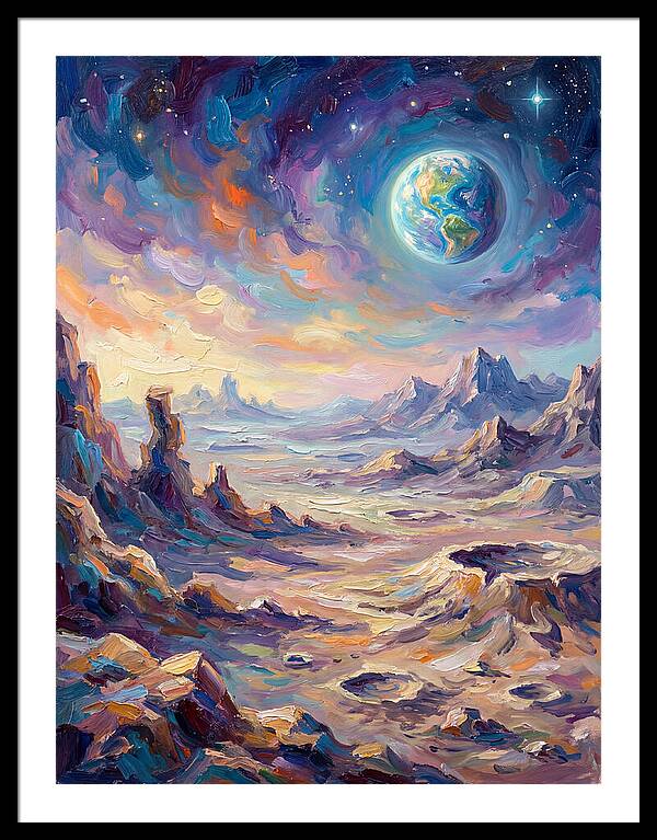 Celestial Moon Landscape