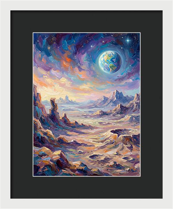 Celestial Moon Landscape