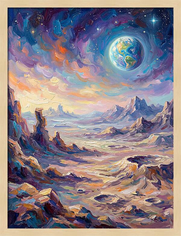Celestial Moon Landscape