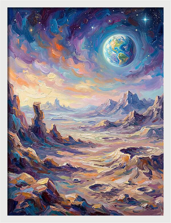 Celestial Moon Landscape