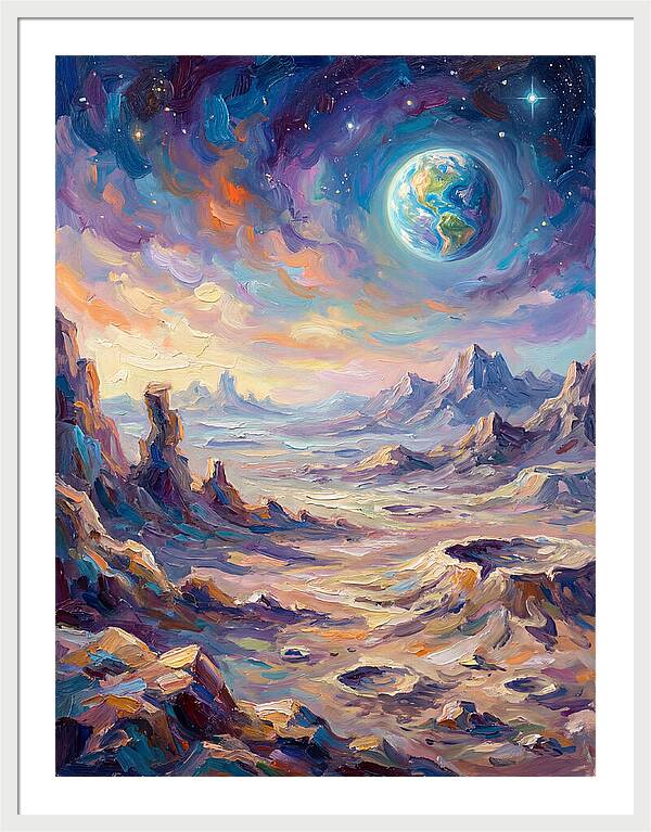 Celestial Moon Landscape