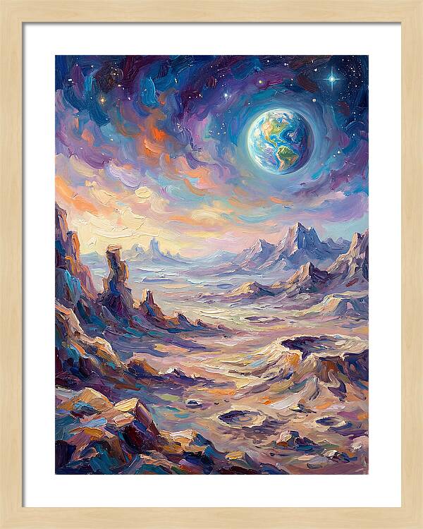 Celestial Moon Landscape