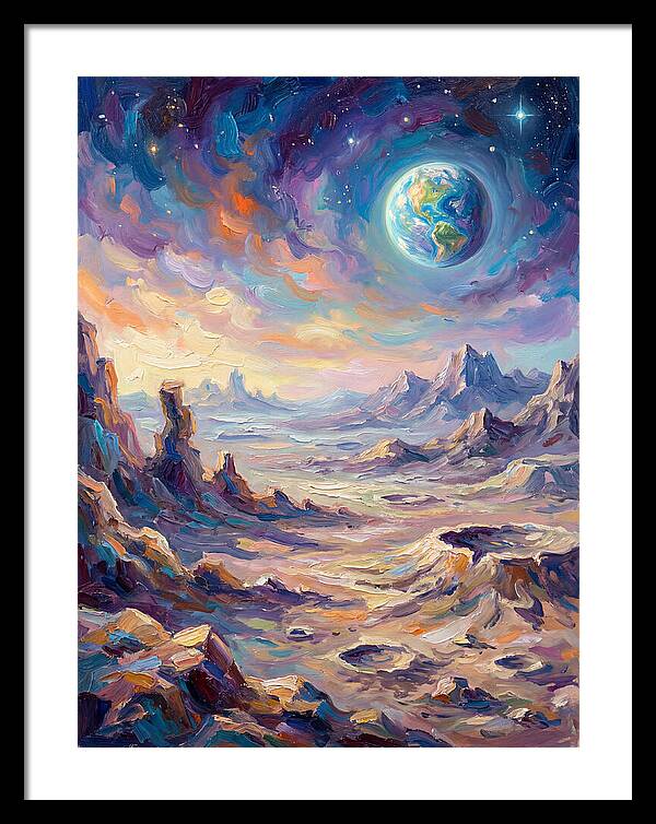 Celestial Moon Landscape