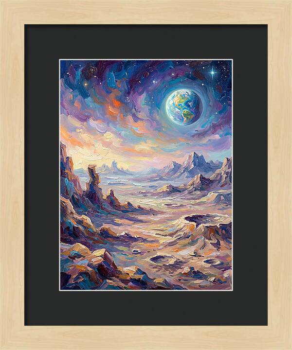 Celestial Moon Landscape