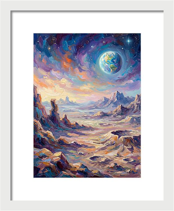 Celestial Moon Landscape