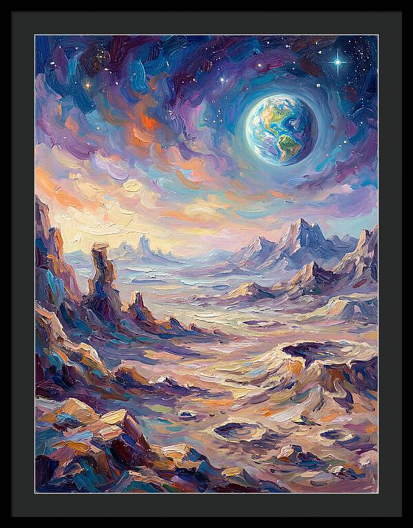Celestial Moon Landscape