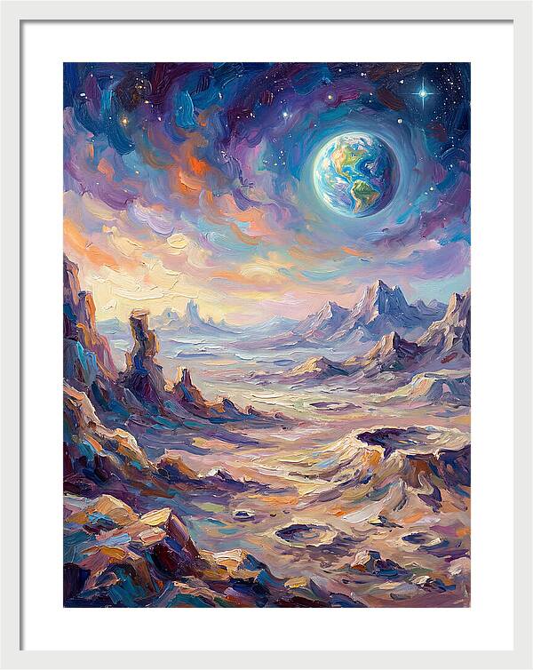 Celestial Moon Landscape