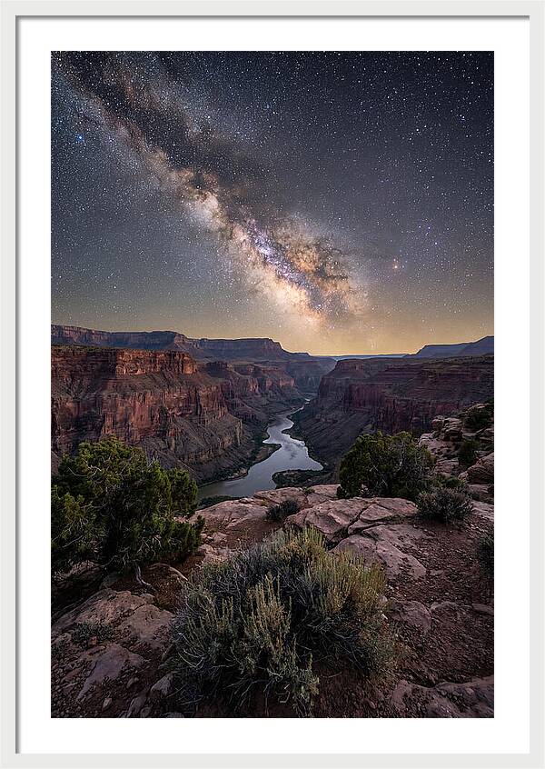 Celestial Wonders Above Grand Canyon