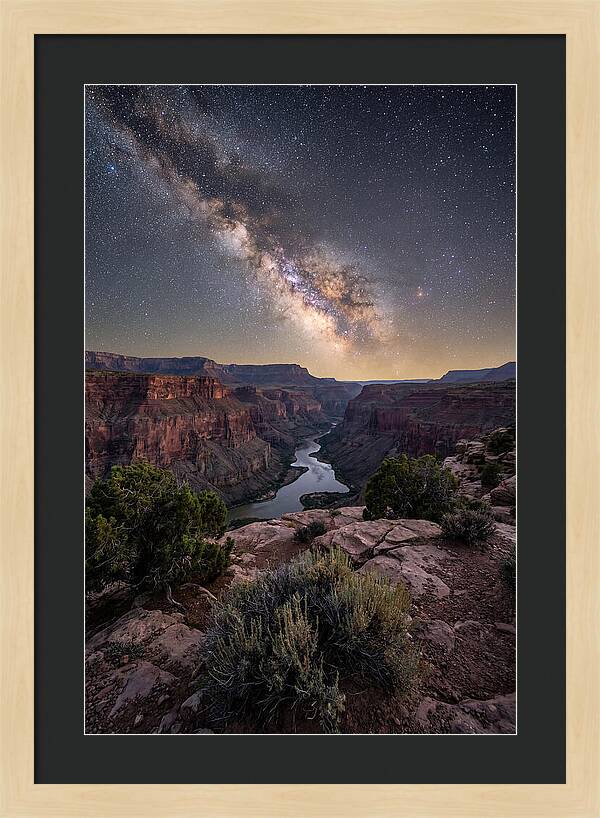 Celestial Wonders Above Grand Canyon