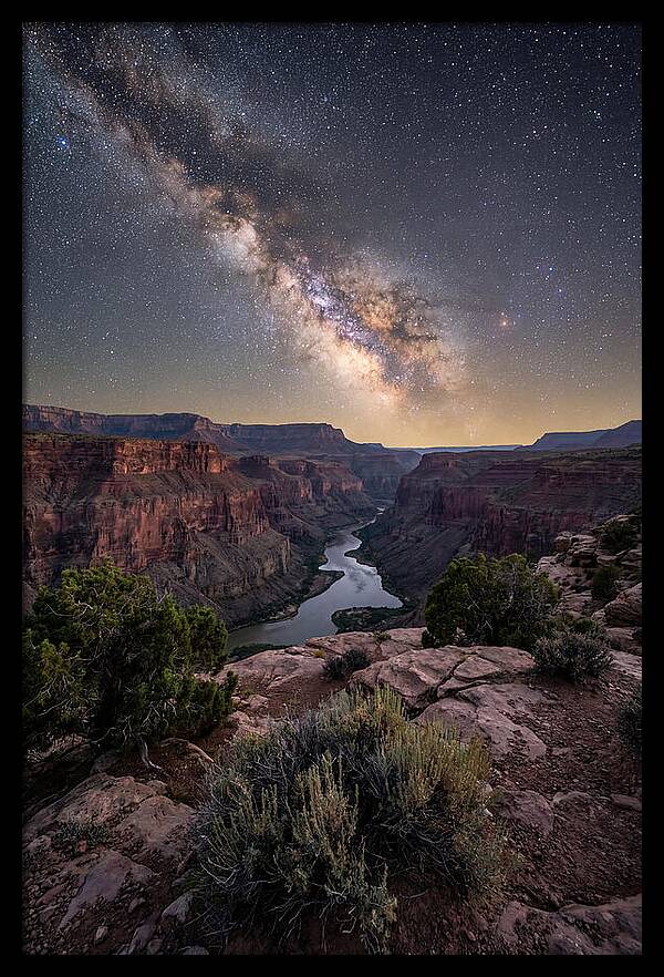 Celestial Wonders Above Grand Canyon