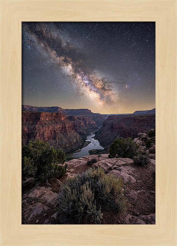Celestial Wonders Above Grand Canyon