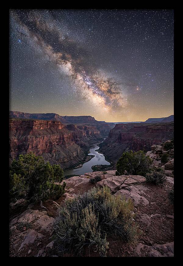 Celestial Wonders Above Grand Canyon