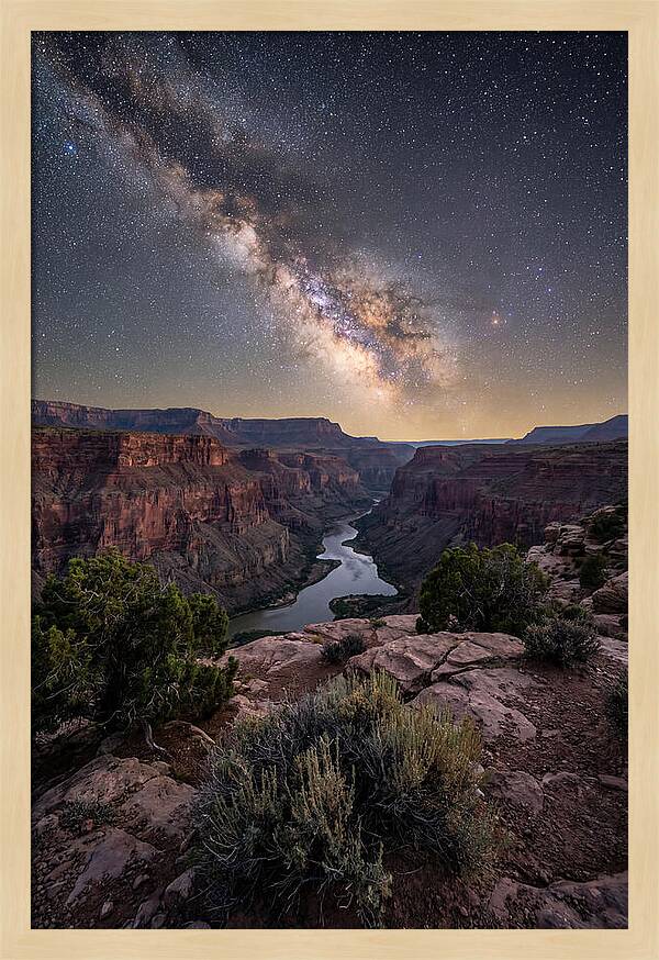 Celestial Wonders Above Grand Canyon