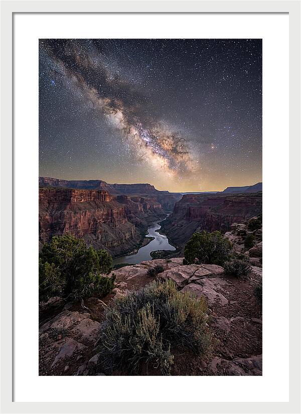 Celestial Wonders Above Grand Canyon