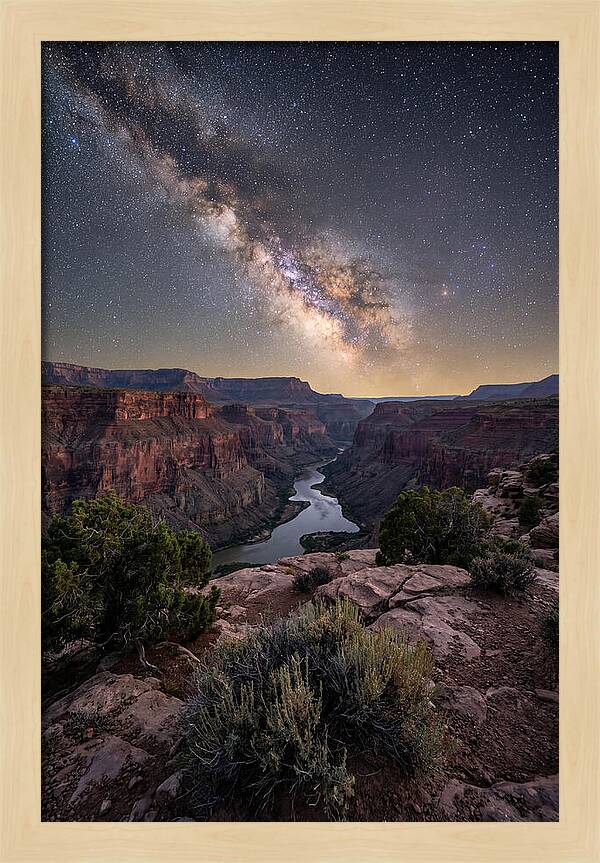 Celestial Wonders Above Grand Canyon