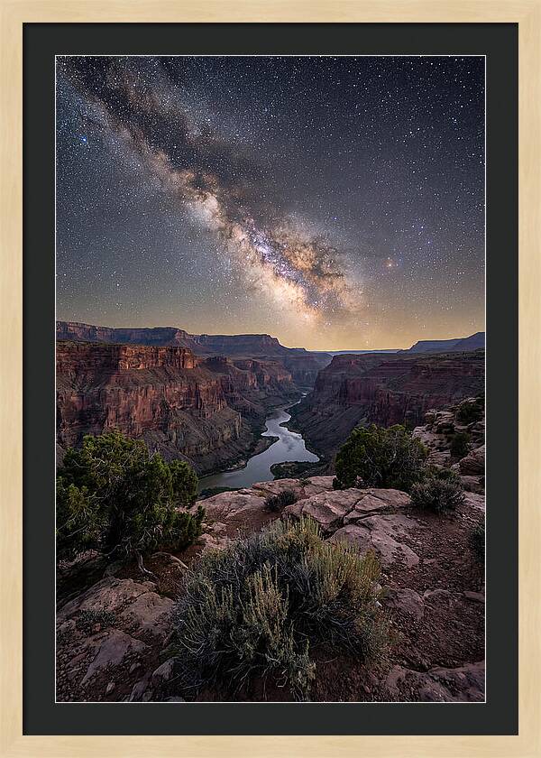 Celestial Wonders Above Grand Canyon