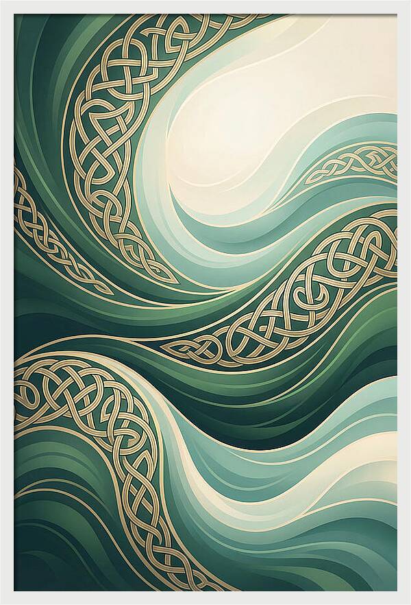 Celtic Knotwork Waves