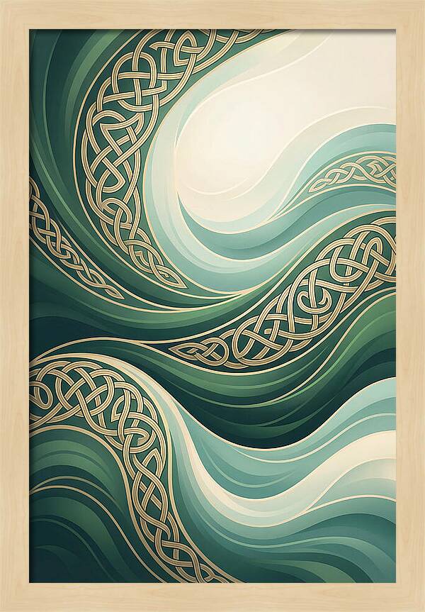 Celtic Knotwork Waves