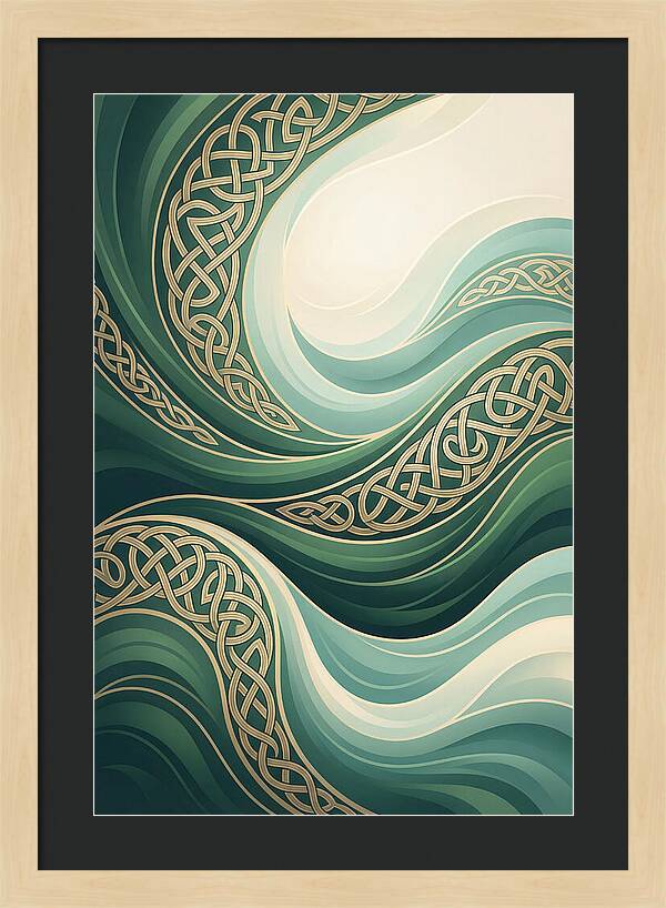 Celtic Knotwork Waves