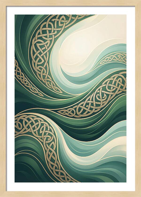 Celtic Knotwork Waves