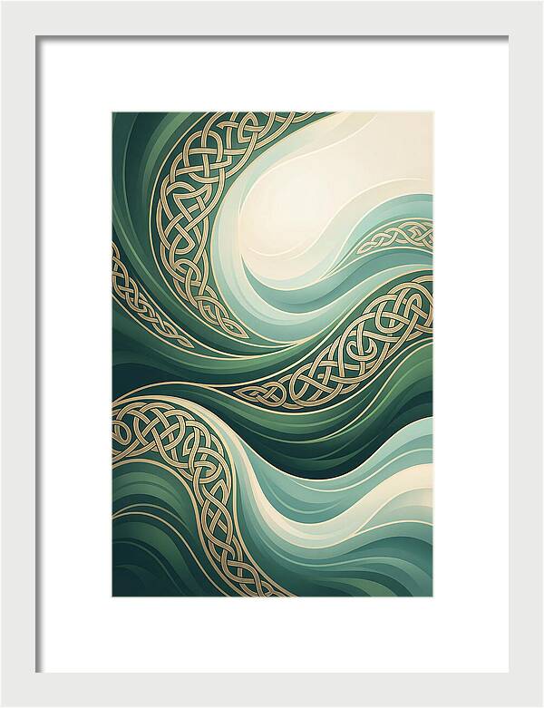 Celtic Knotwork Waves