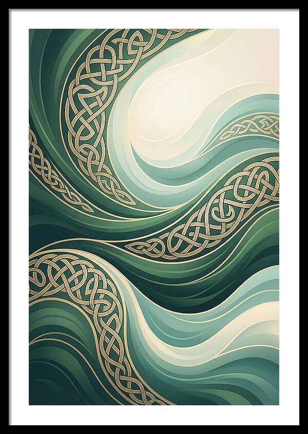 Celtic Knotwork Waves